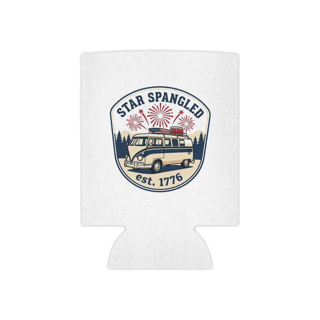 Star Spangled Van Can koozie — Patriotic 1776 RV Beer Cooler