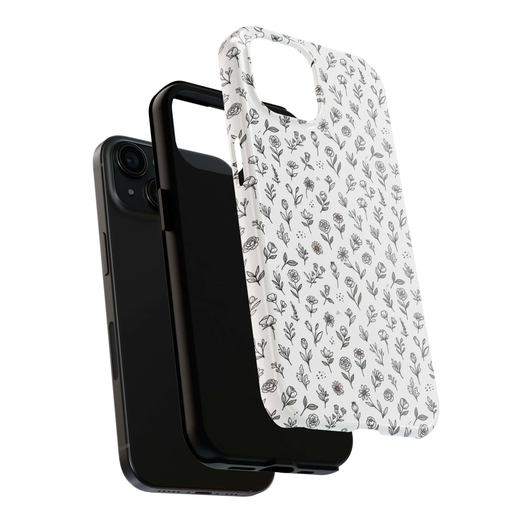 Floral Summer Vibe Phone Case — Tough Protective Floral All‑Over Print