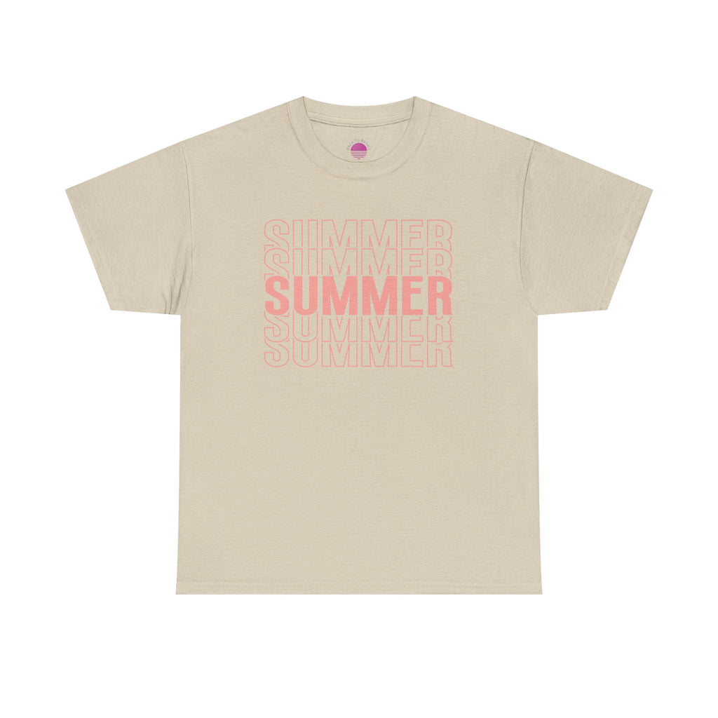 Pink "SUMMER" Graphic Tee — Summer Repeat