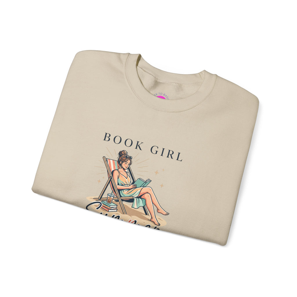 Book Girl Summer Sweatshirt | BookTok, beach reads, bookish summer aesthetic