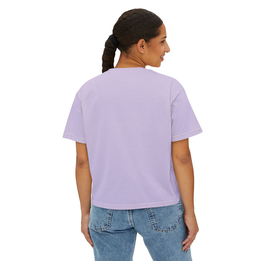 Panda Trio Boxy Tee — Women's Cute Panda Graphic T-Shirt
