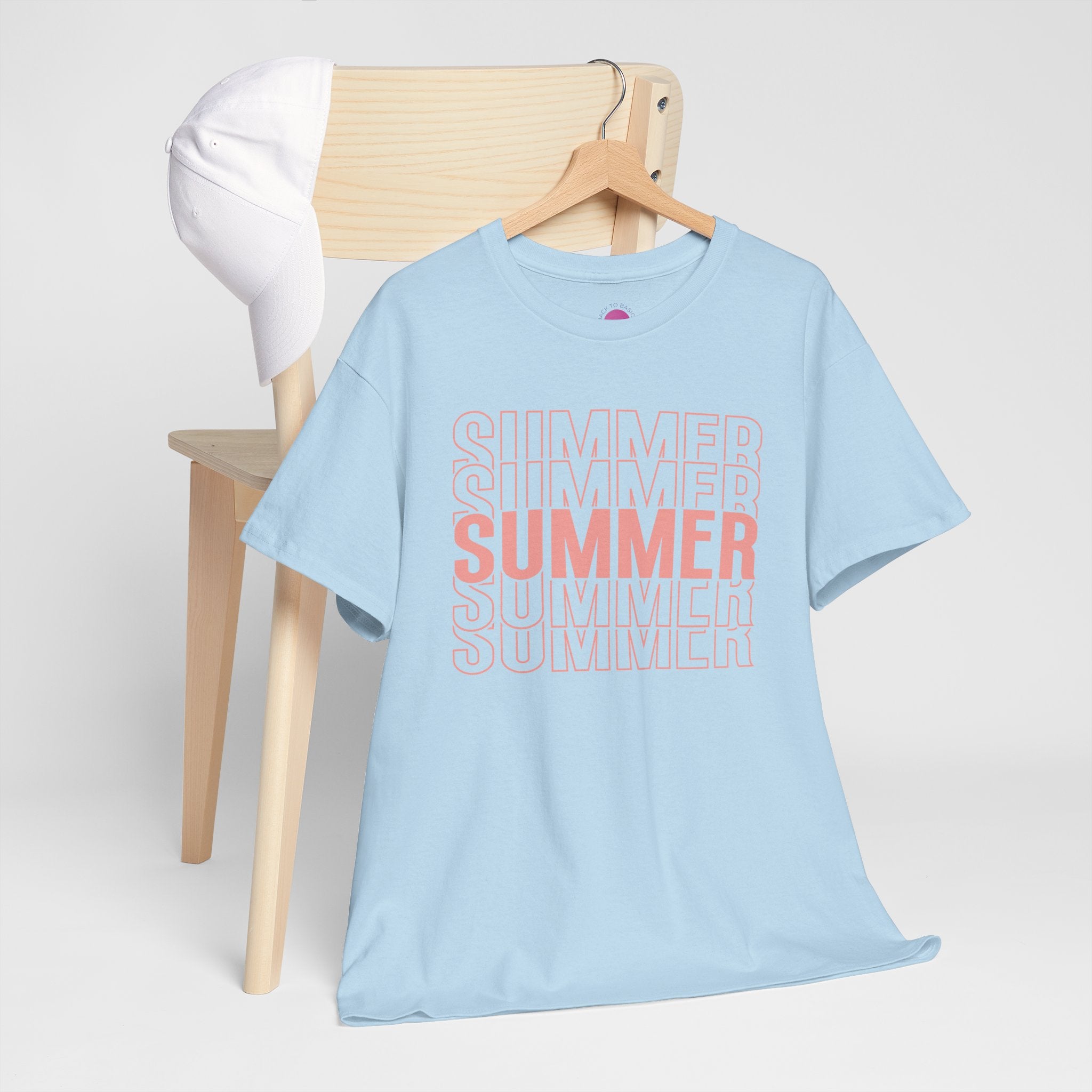 Pink "SUMMER" Graphic Tee — Summer Repeat