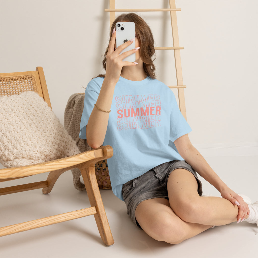 Pink "SUMMER" Graphic Tee — Summer Repeat