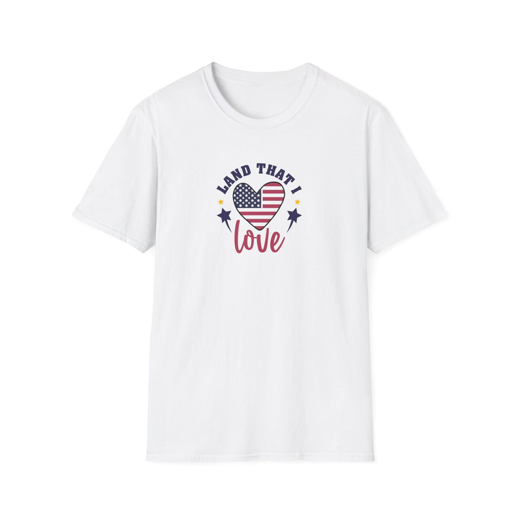 Land That I Love Patriotic T-Shirt — American Flag Tribute Tee