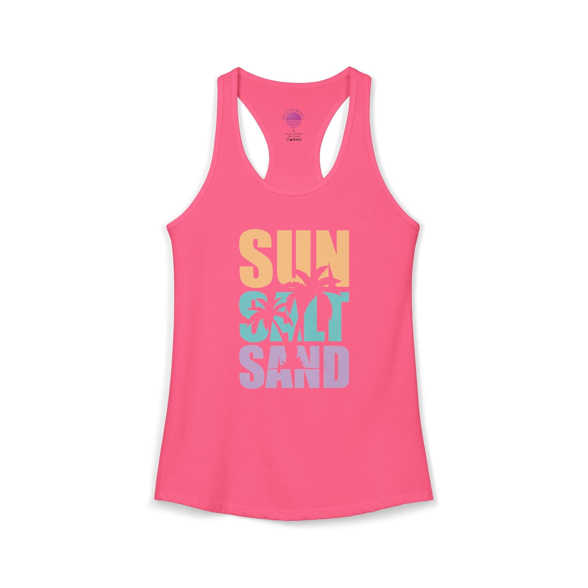 Sun, Salt, and Sand Women's Racerback Tank – Summer Beach Tank Top