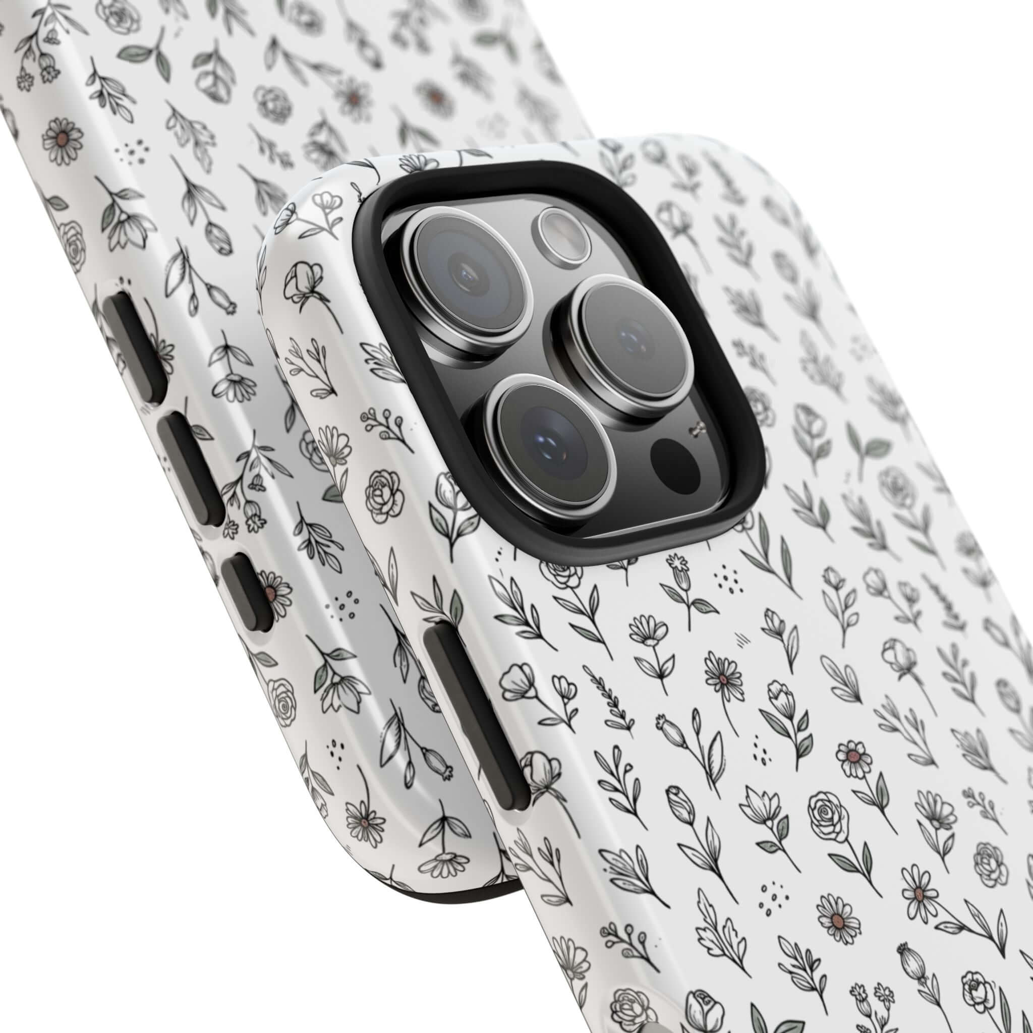 Floral Summer Vibe Phone Case — Tough Protective Floral All‑Over Print
