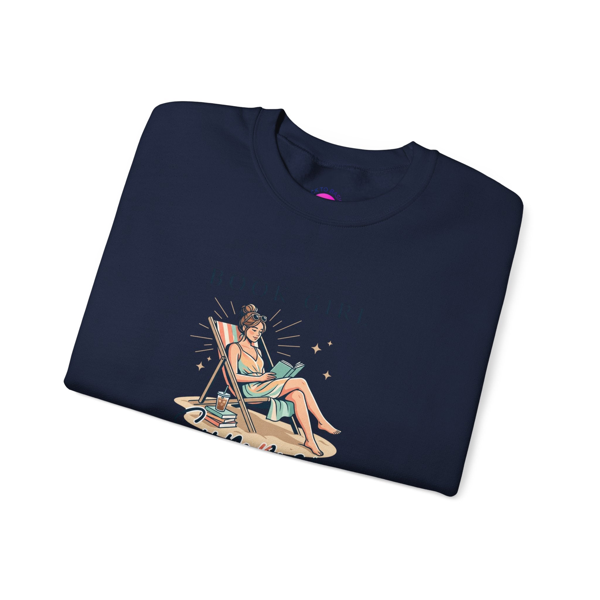 Book Girl Summer Sweatshirt | BookTok, beach reads, bookish summer aesthetic
