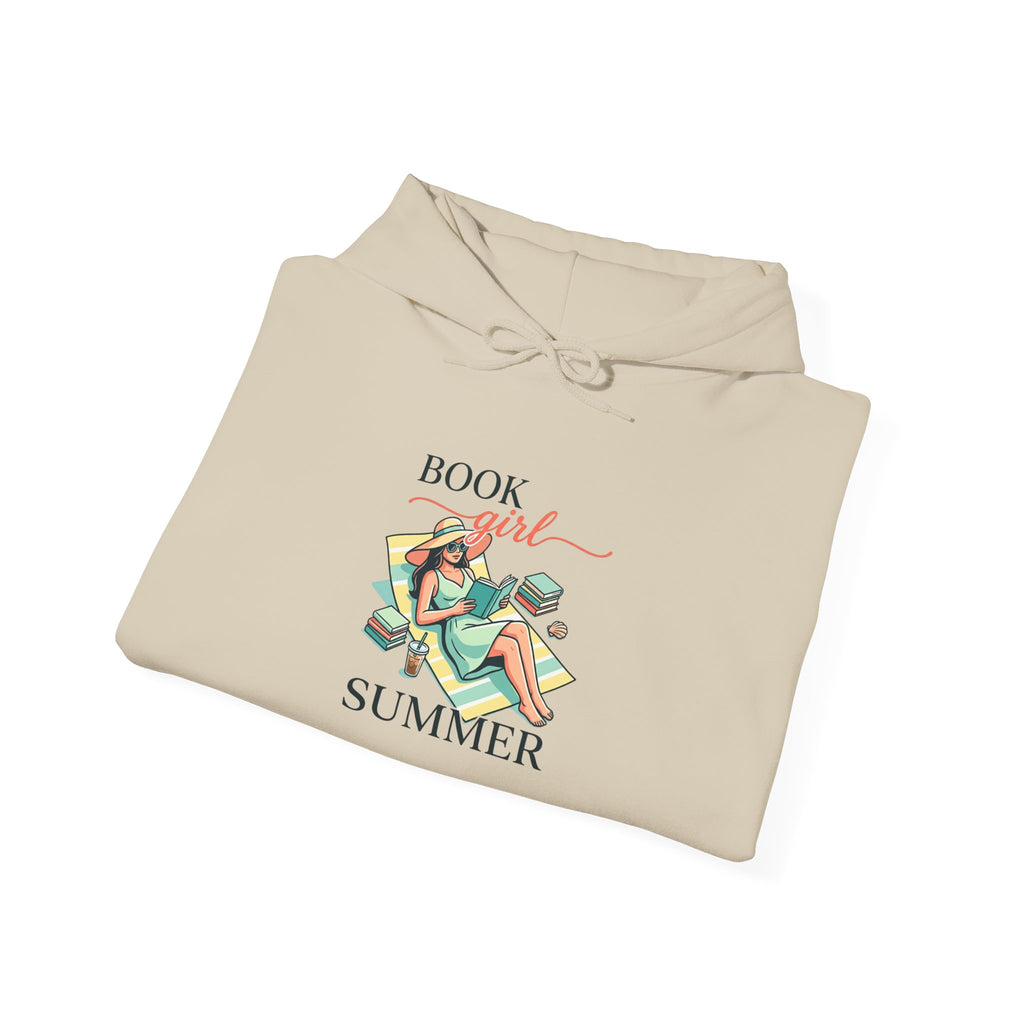 Book Girl Summer Hoodie | BookTok, Reading, Beach Reads, Bookish Summer Aesthetic