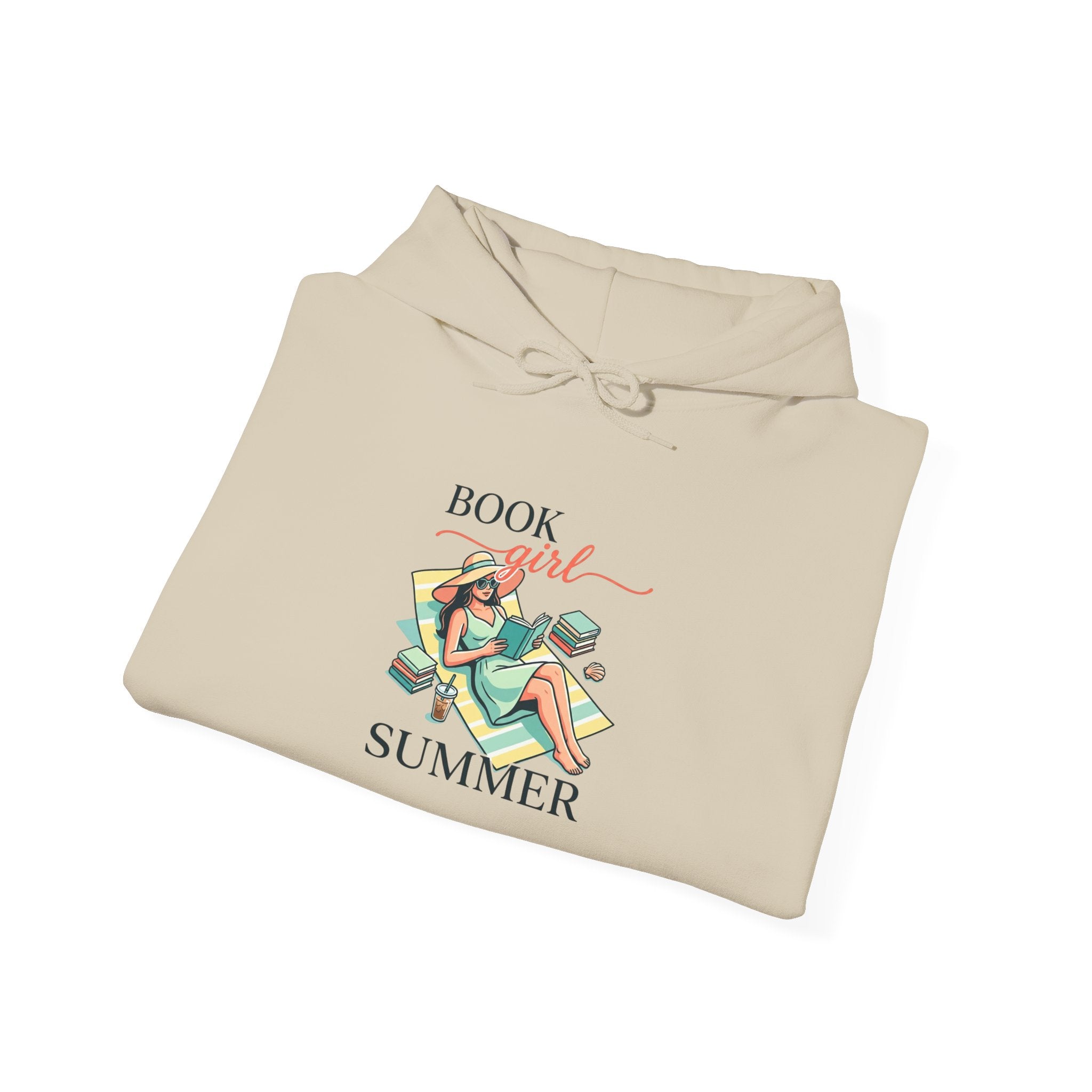Book Girl Summer Hoodie | BookTok, Reading, Beach Reads, Bookish Summer Aesthetic