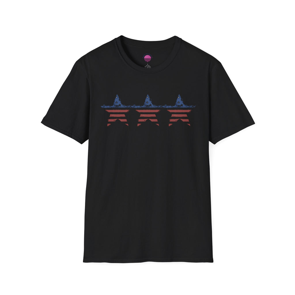Patriotic Star Stripe T-Shirt — American Flag Stars & Stripes Tee