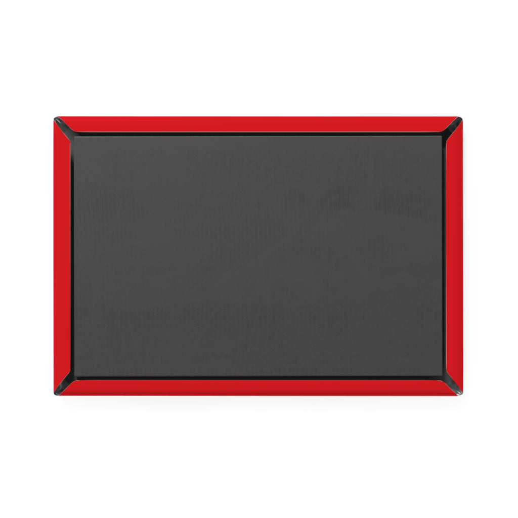 USA Flag Rectangle Magnet — Patriotic Red Fridge Magnet for 4th of July & Veterans Day Printify