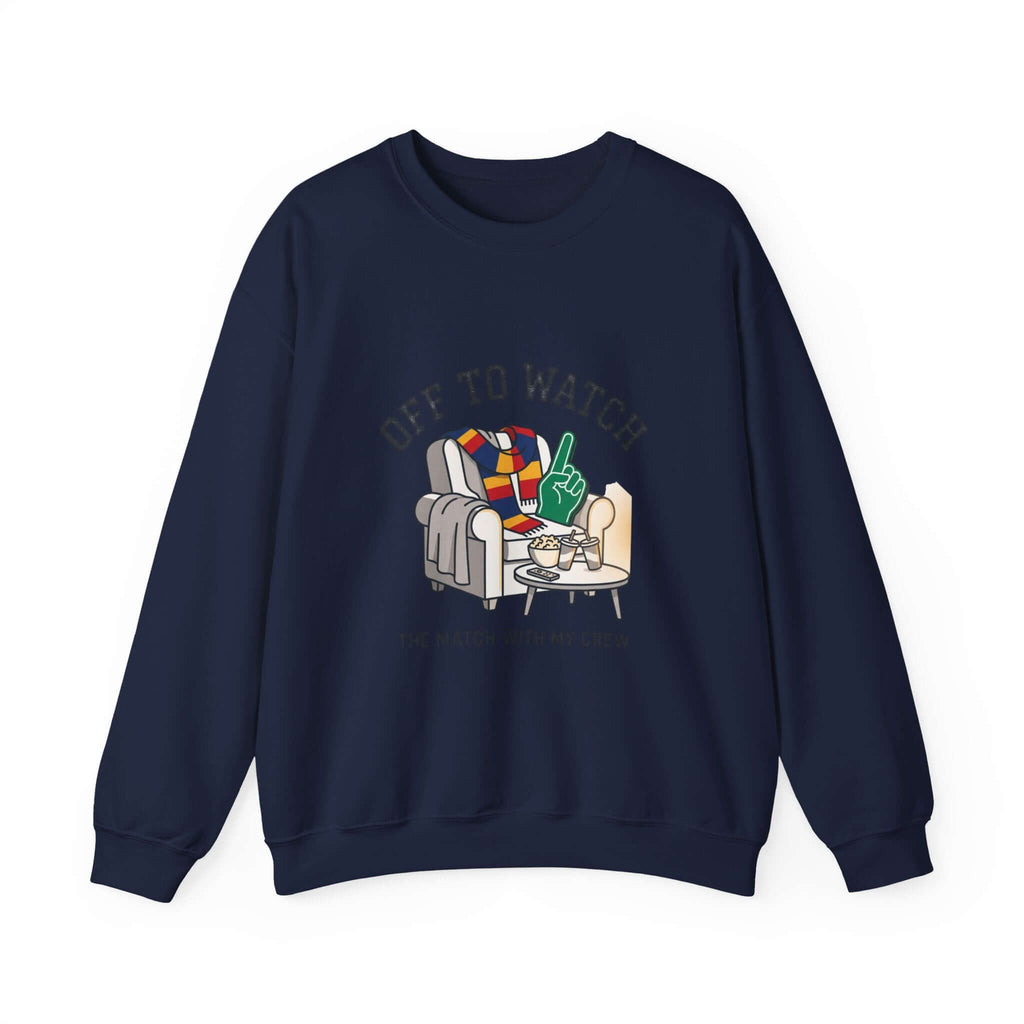 Off to Watch Crewneck Sweatshirt | Soccer Watch Party, Match-Day Outfit