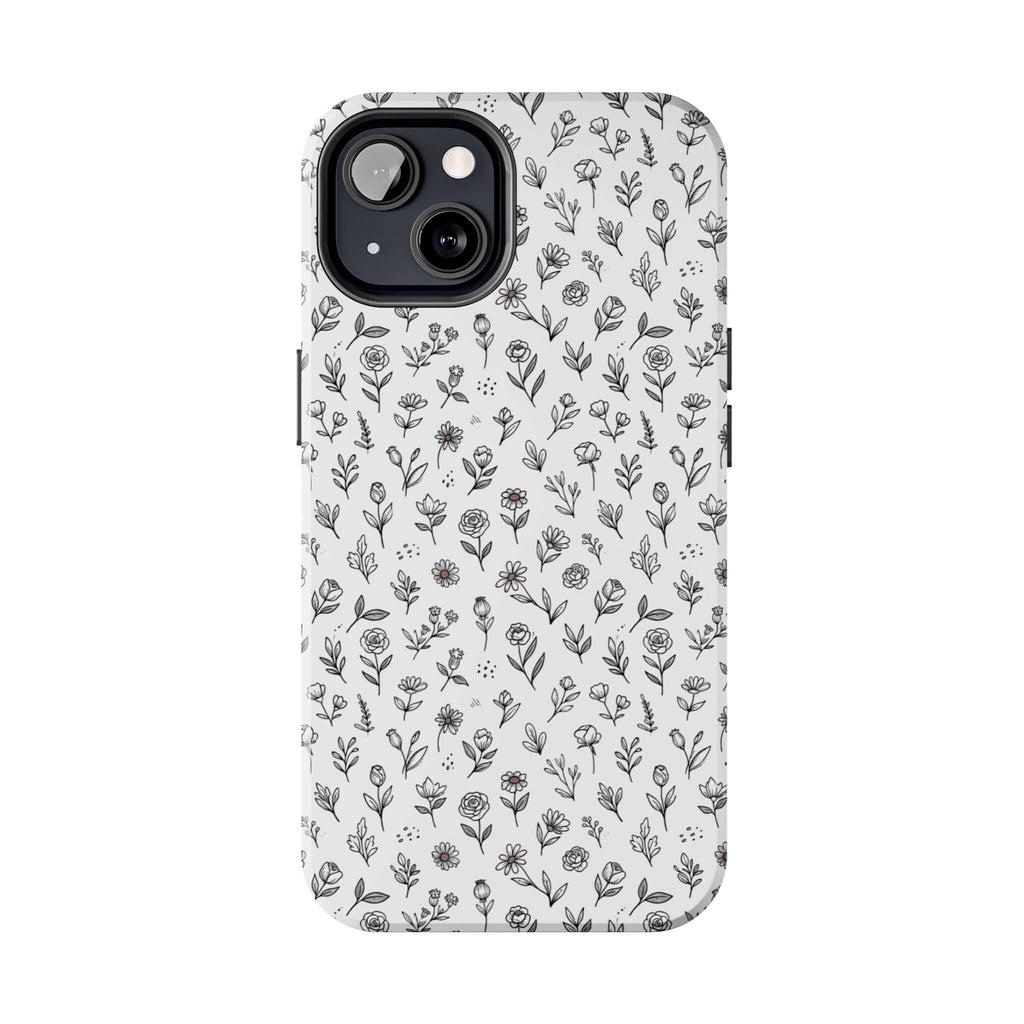 Floral Summer Vibe Phone Case — Tough Protective Floral All‑Over Print