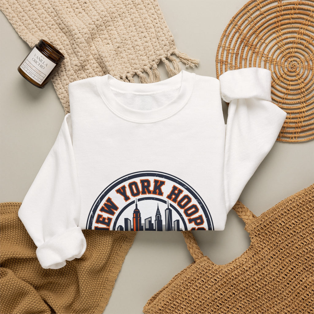 New York Hoops Varsity Crewneck Sweatshirt | city basketball, collegiate