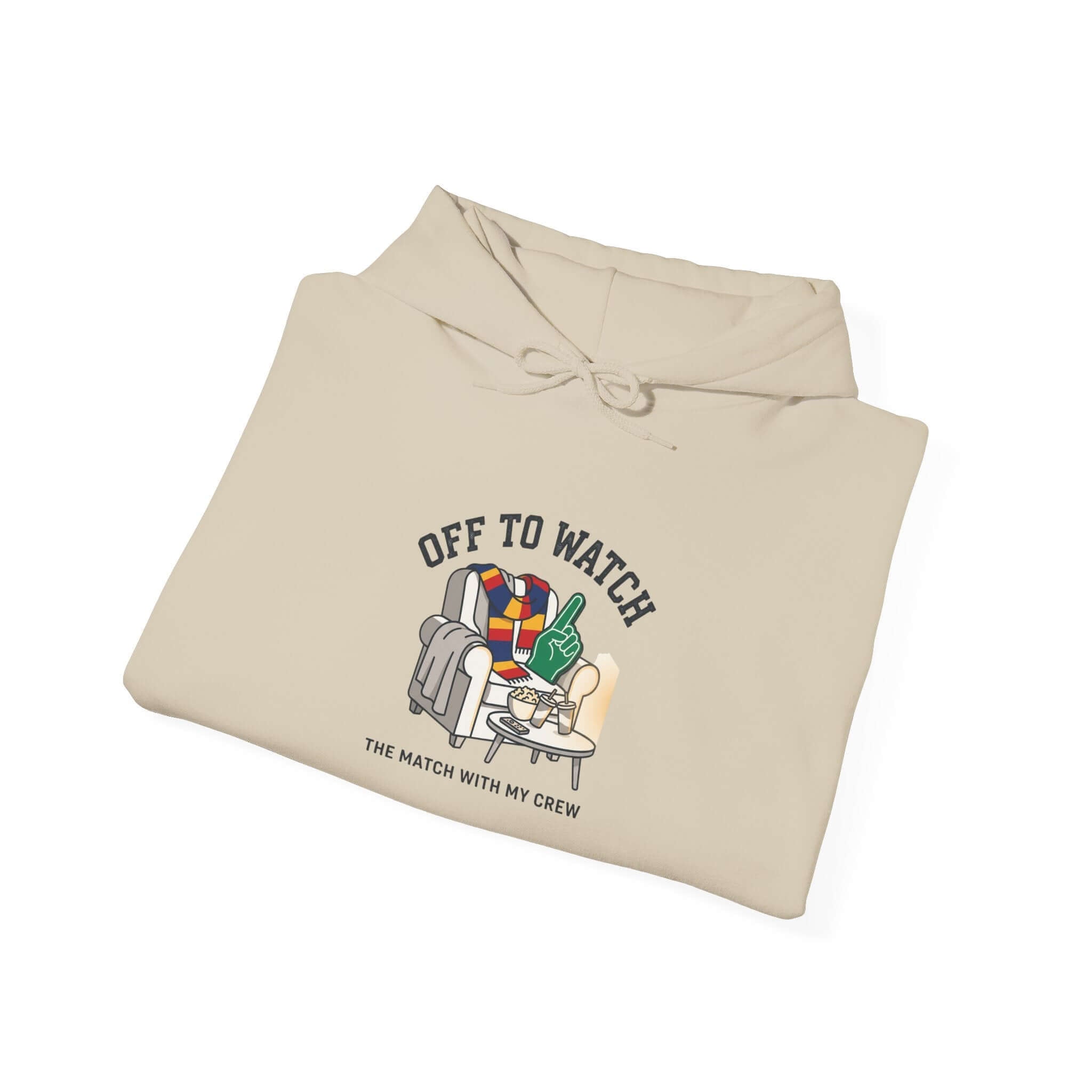 Off to Watch Soccer Hoodie | soccer watch party, cozy hoodie
