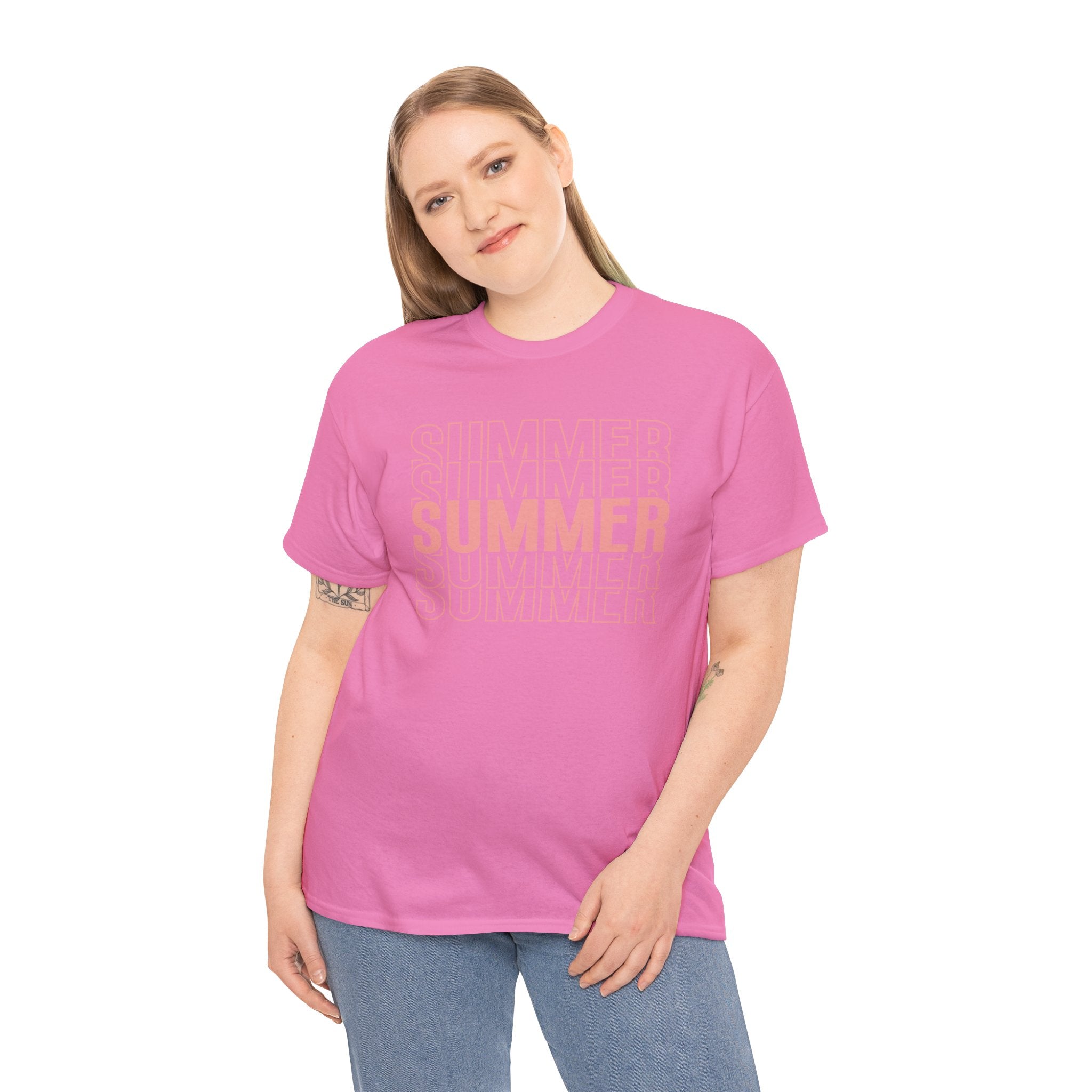 Pink "SUMMER" Graphic Tee — Summer Repeat