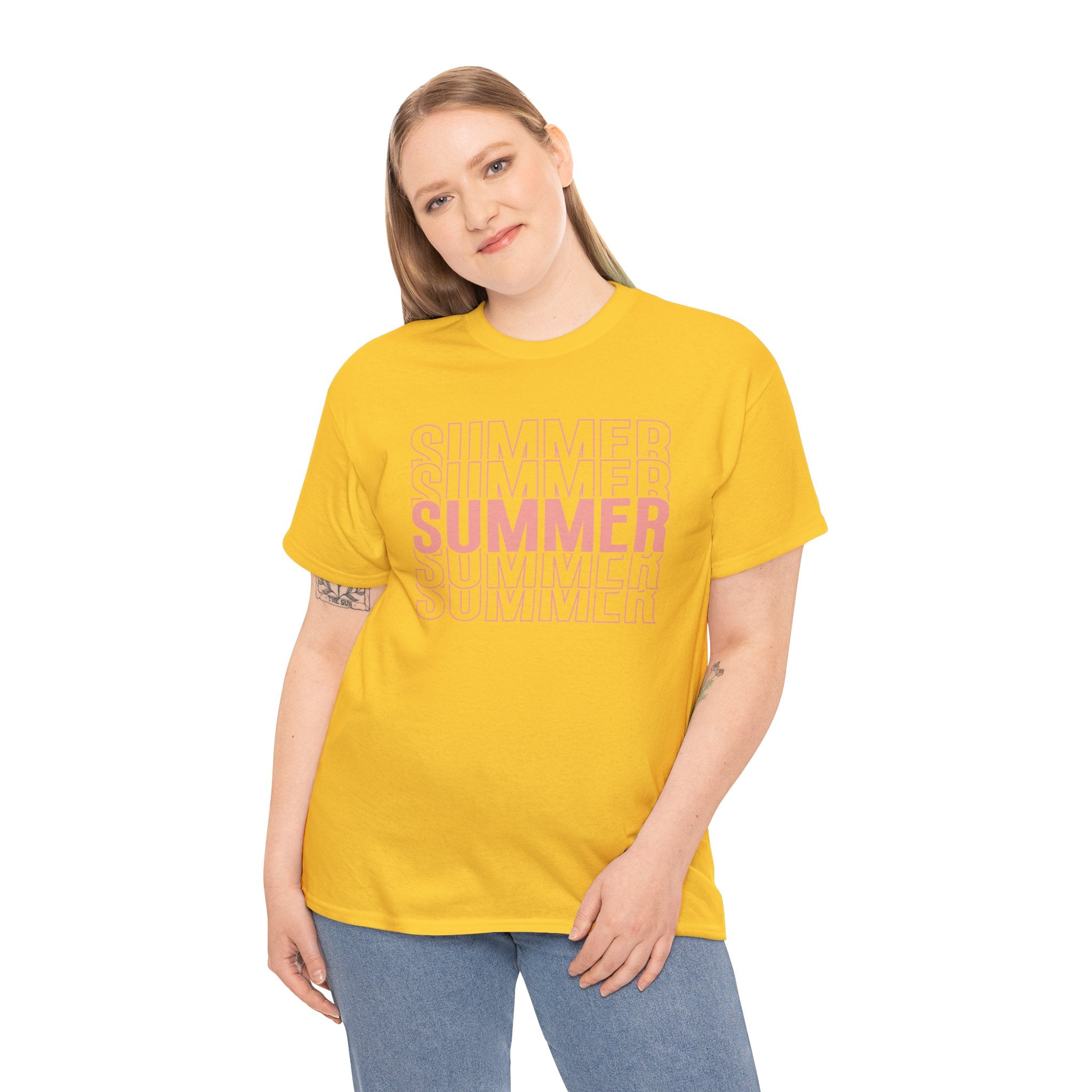 Pink "SUMMER" Graphic Tee — Summer Repeat