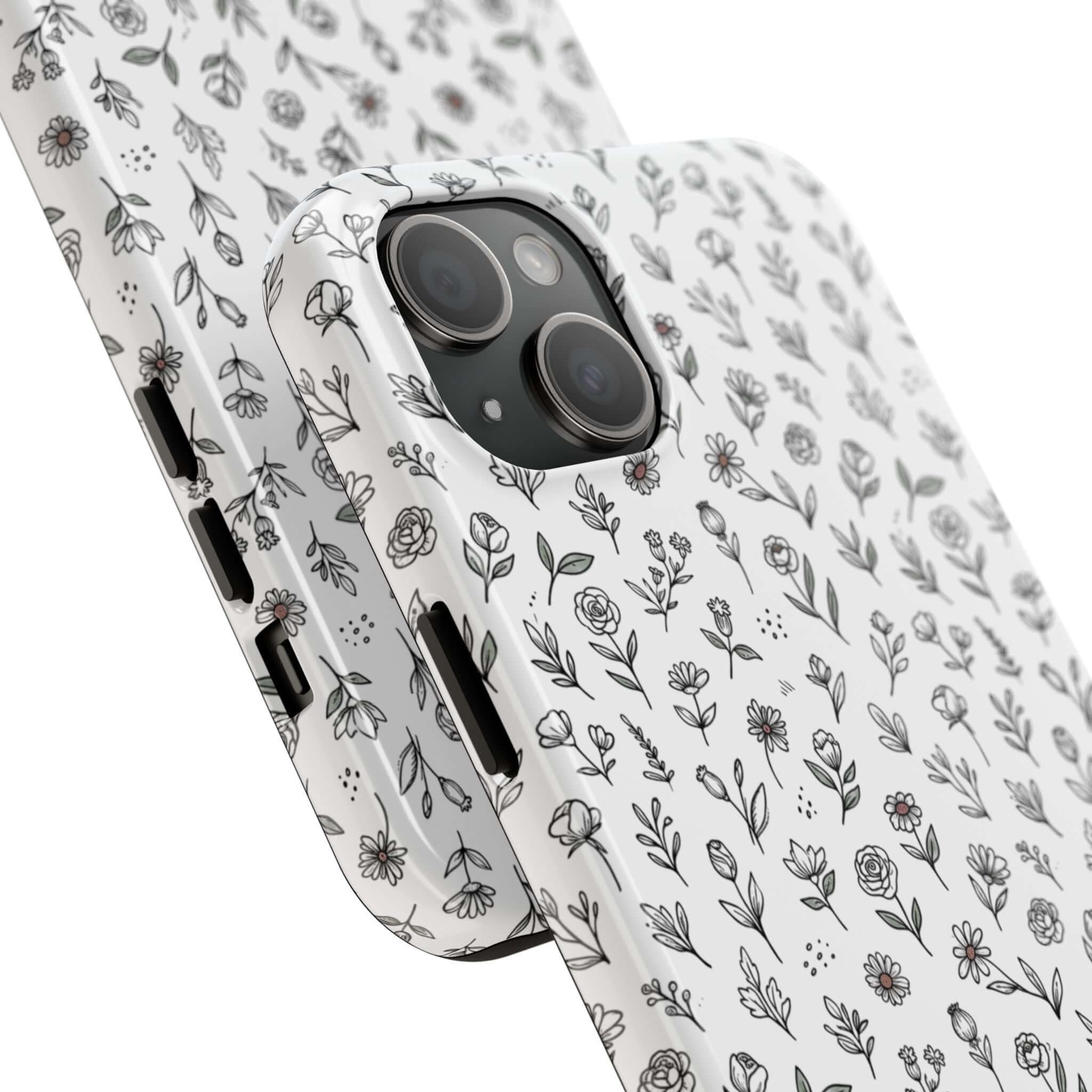 Floral Summer Vibe Phone Case — Tough Protective Floral All‑Over Print