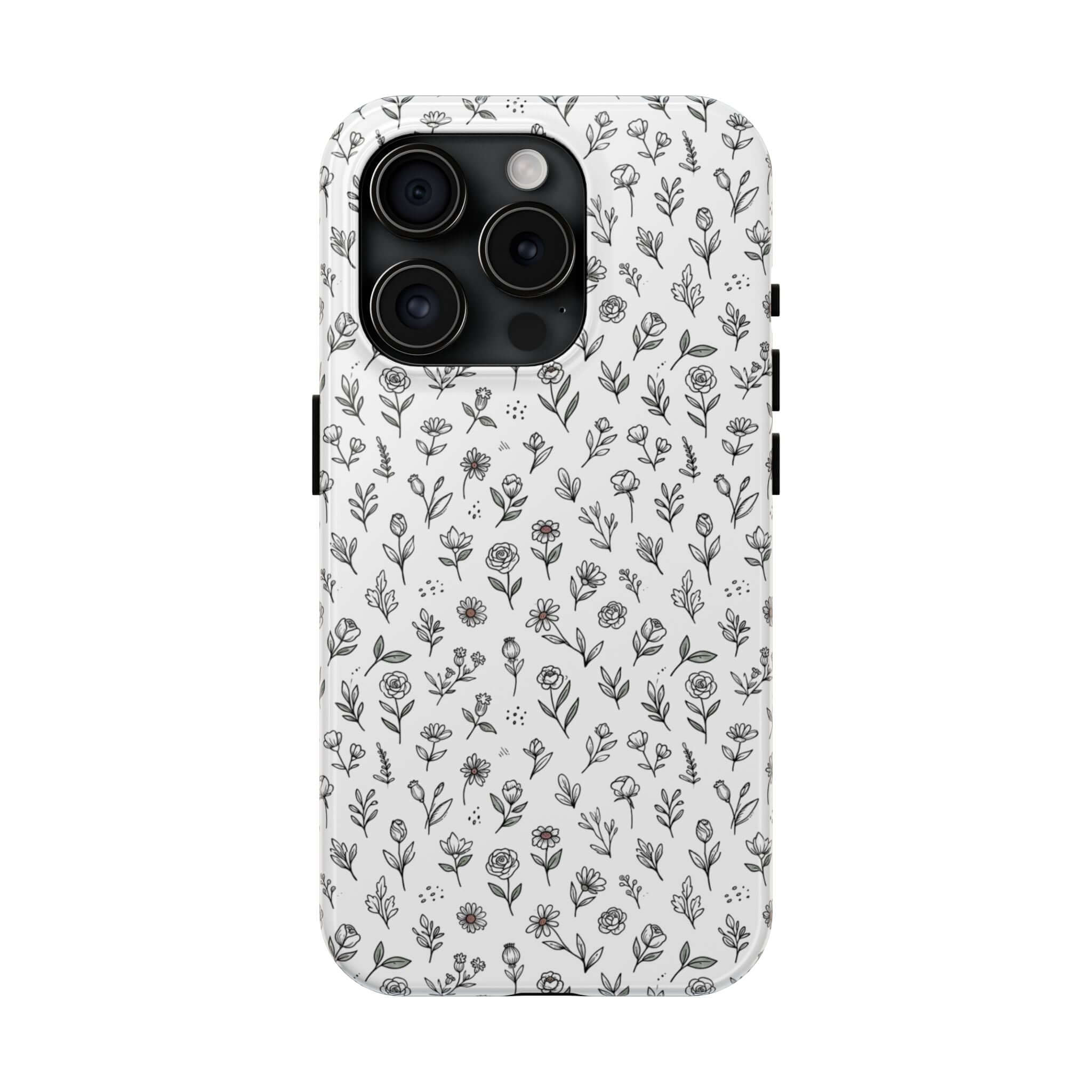Floral Summer Vibe Phone Case — Tough Protective Floral All‑Over Print