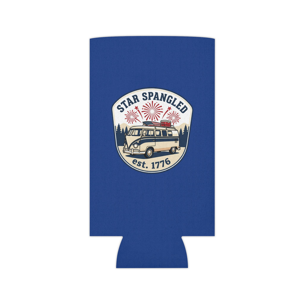 Star Spangled Van Can koozie— Patriotic 1776 RV Beer Cooler