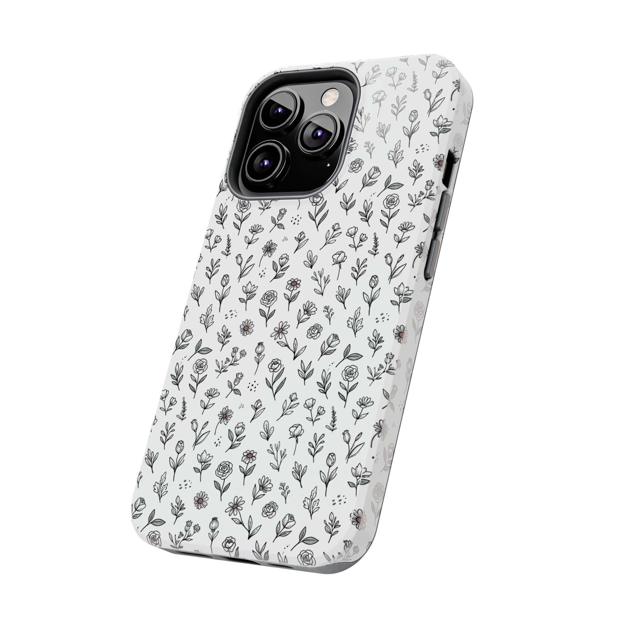 Floral Summer Vibe Phone Case — Tough Protective Floral All‑Over Print