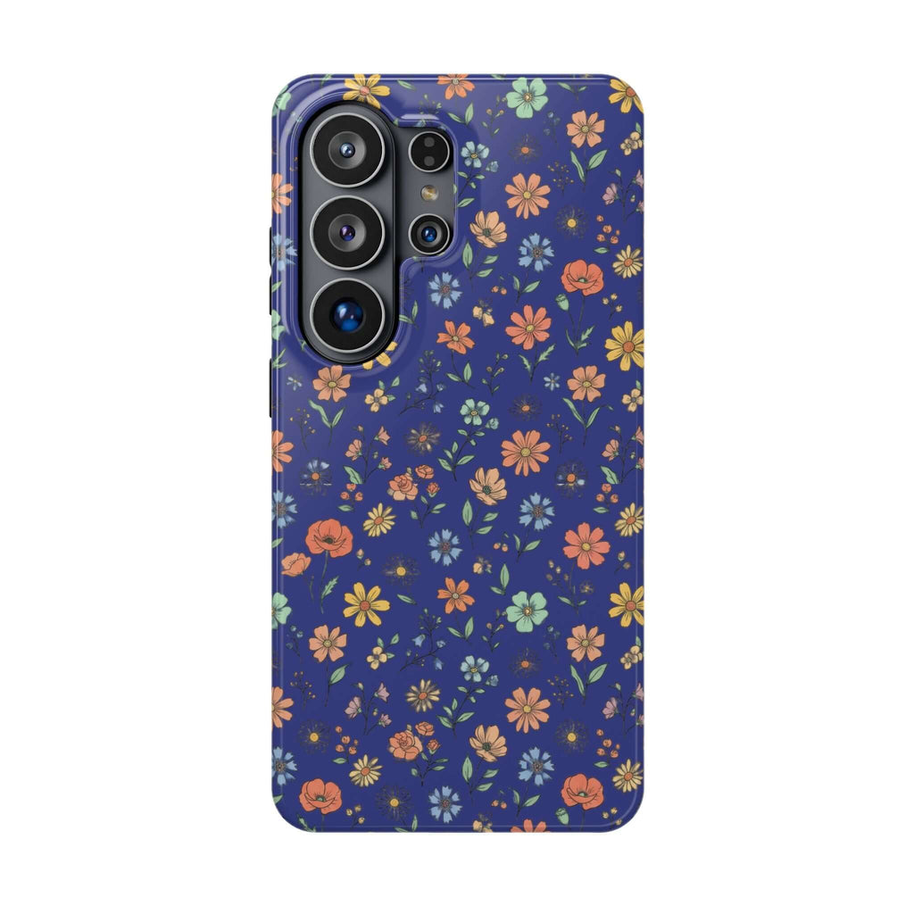 Floral All-Over Seasonal Print Phone Case — Magnetic Impact-Resistant
