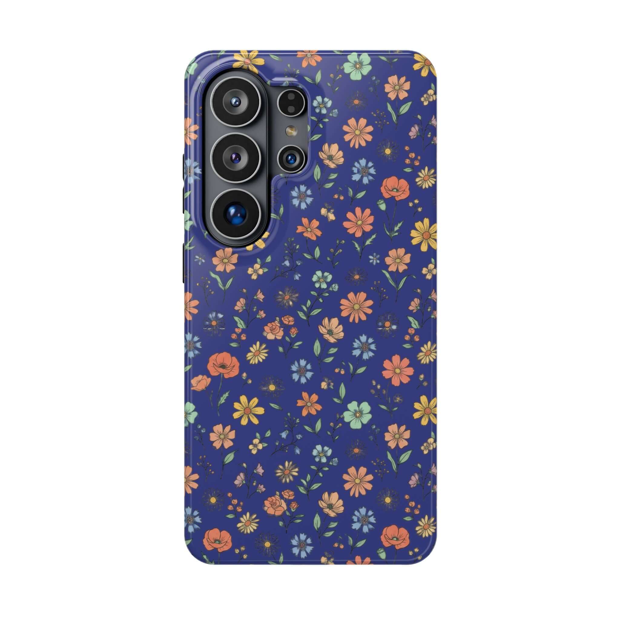 Floral All-Over Seasonal Print Phone Case — Magnetic Impact-Resistant