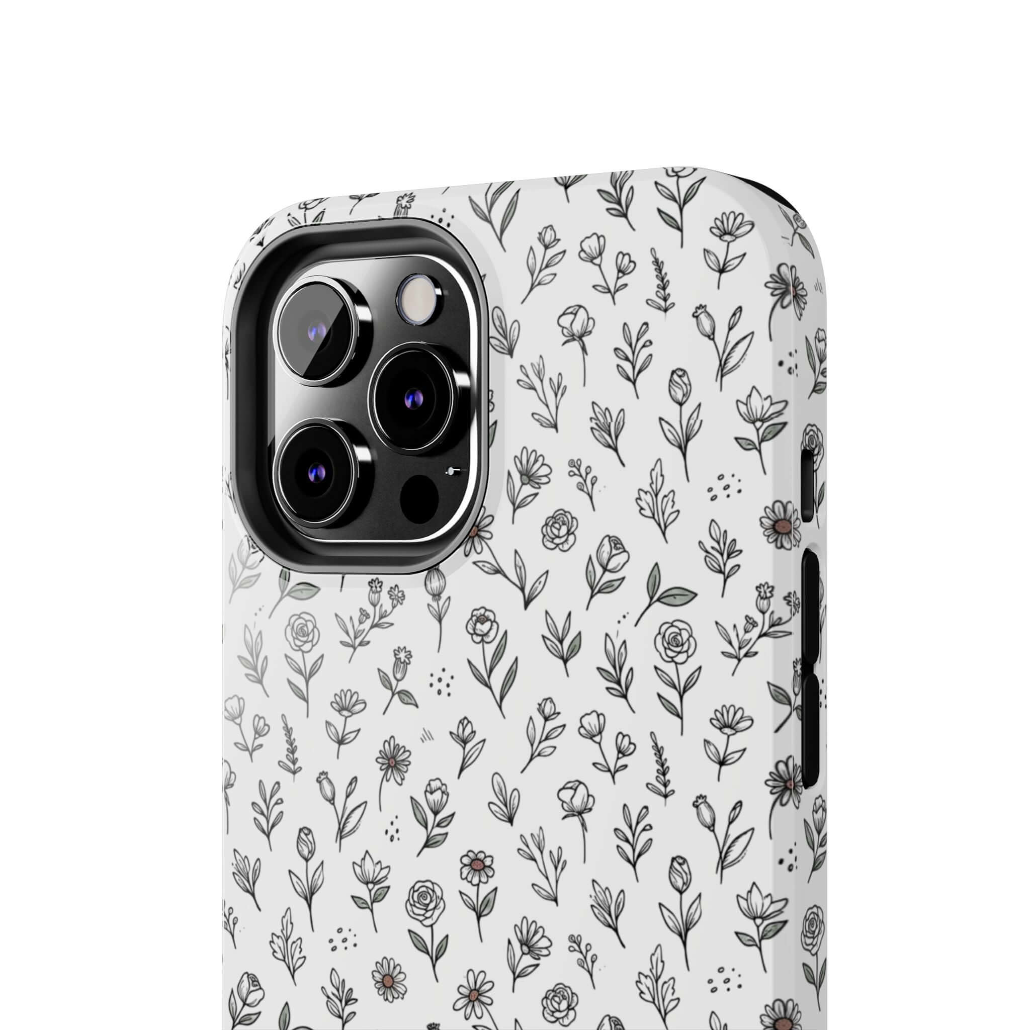 Floral Summer Vibe Phone Case — Tough Protective Floral All‑Over Print