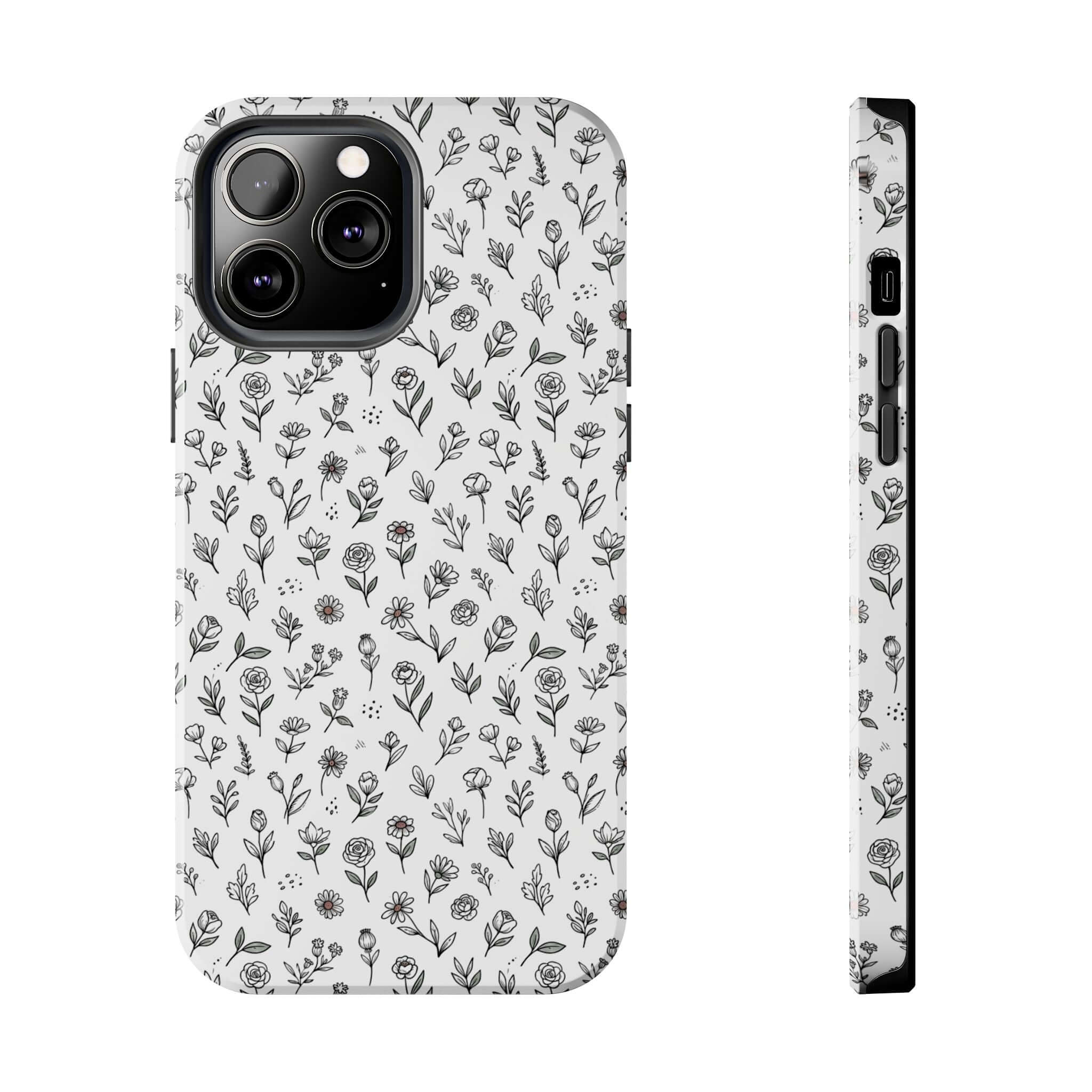 Floral Summer Vibe Phone Case — Tough Protective Floral All‑Over Print
