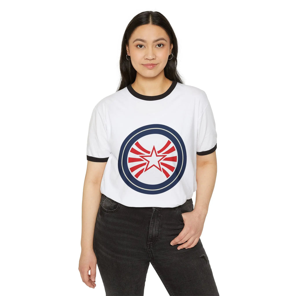 Retro Starburst Ringer T-Shirt