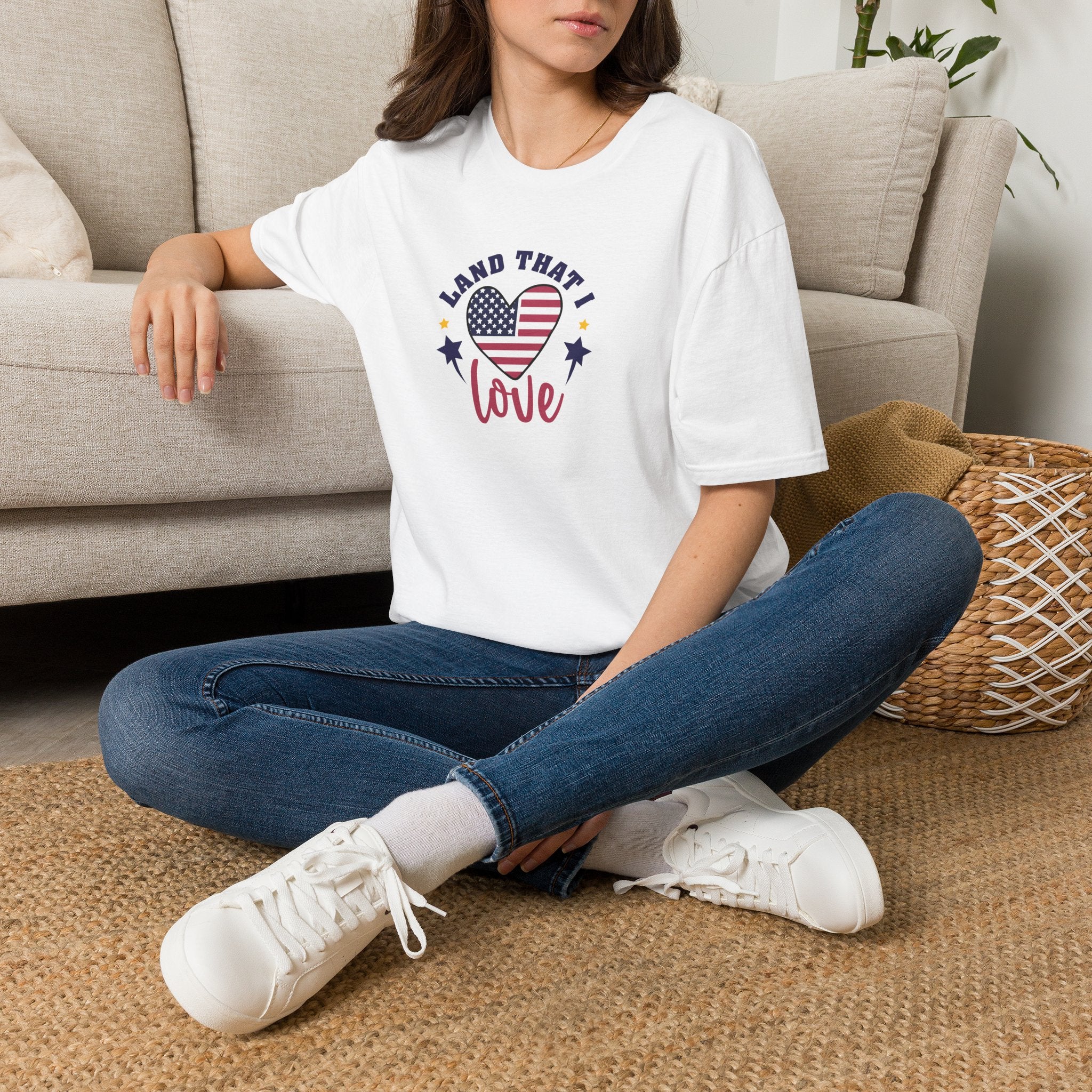 Land That I Love Patriotic T-Shirt — American Flag Tribute Tee