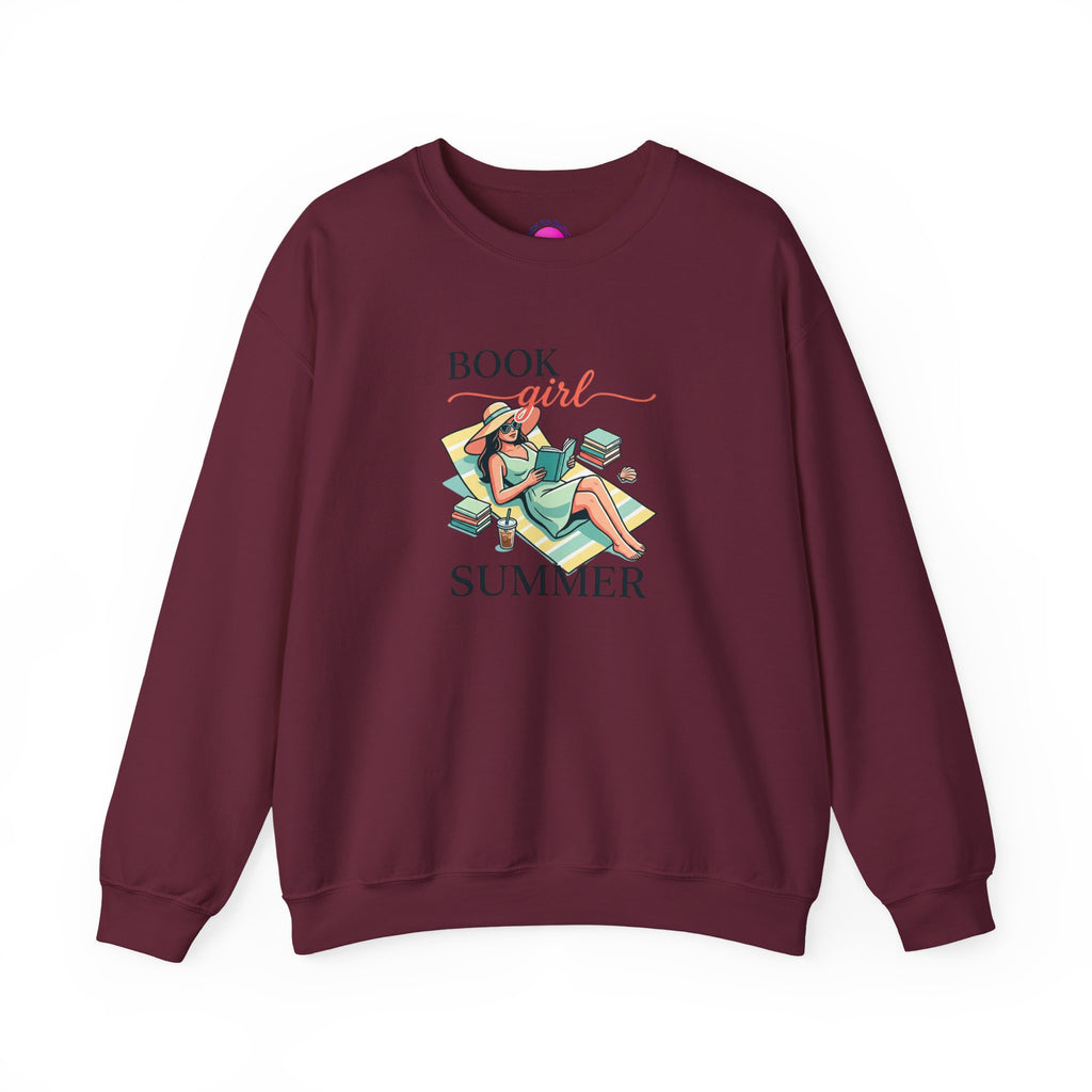 Book Girl Summer Sweatshirt | BookTok, bookish summer aesthetic