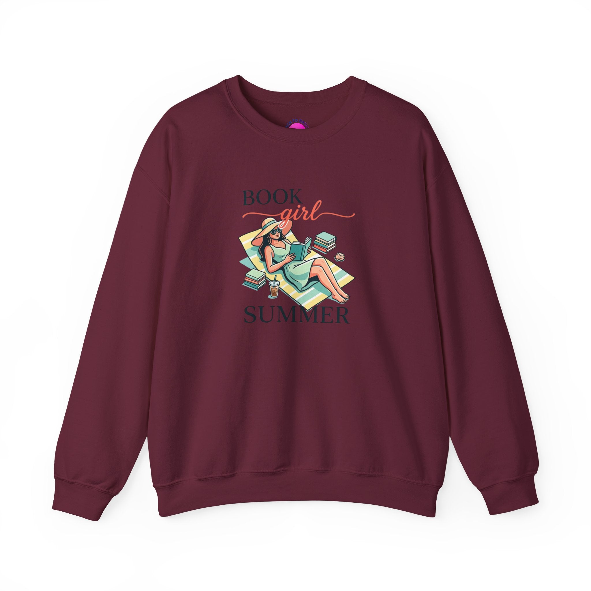 Book Girl Summer Sweatshirt | BookTok, bookish summer aesthetic