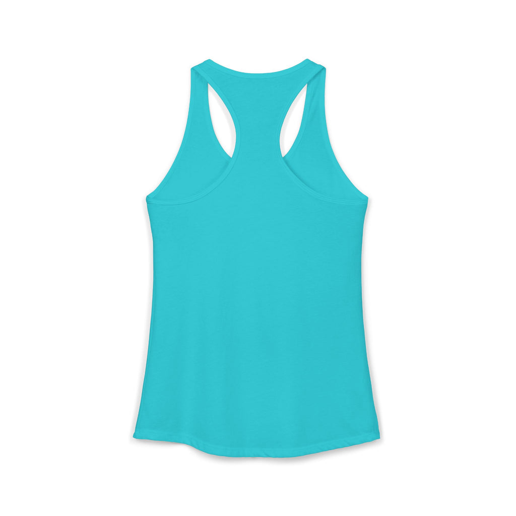 Heart Tic Tac Toe Women’s Racerback Tank — Cute Valentine’s Game Tee