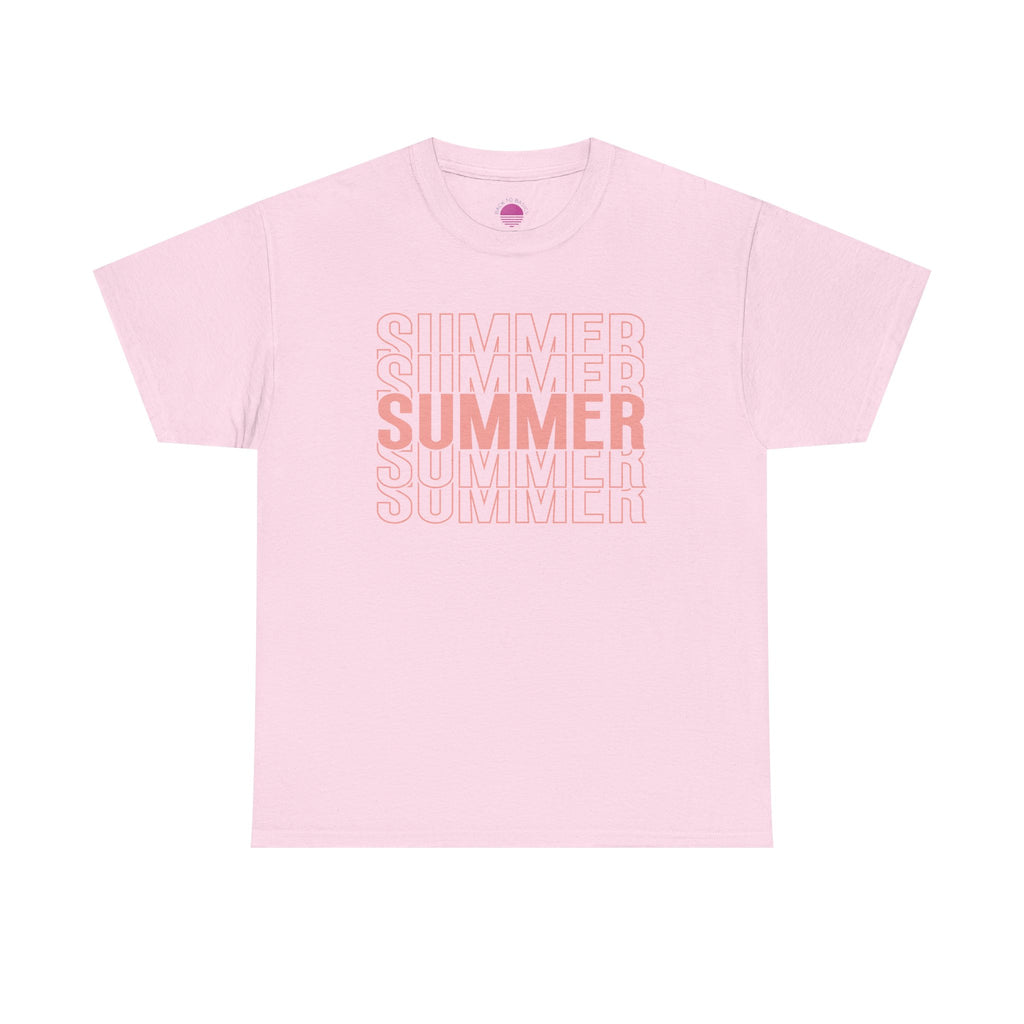 Pink "SUMMER" Graphic Tee — Summer Repeat