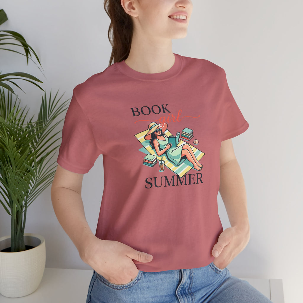 Book Girl Summer Tee | BookTok, bookish reading beach reads