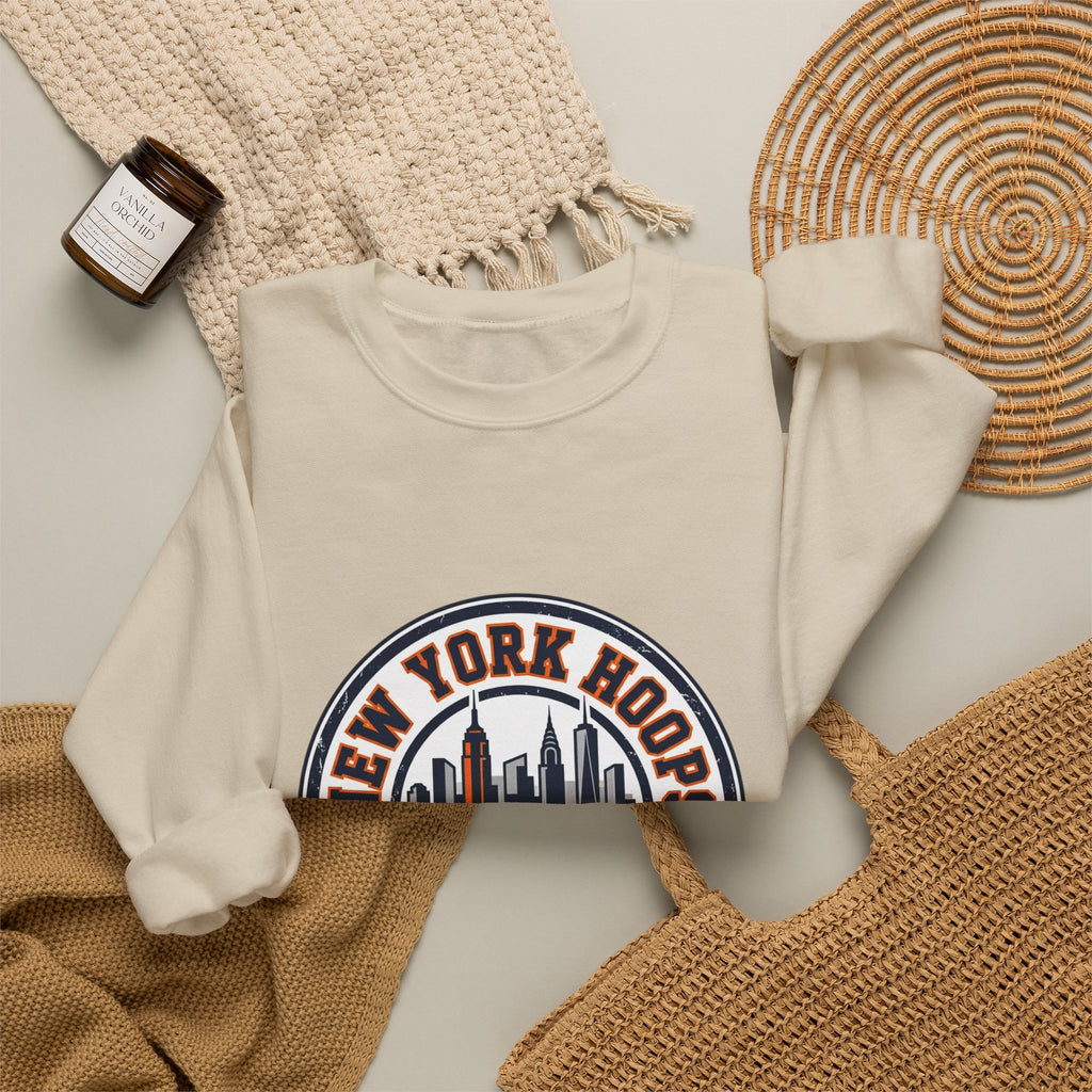 New York Hoops Varsity Crewneck Sweatshirt | city basketball, collegiate