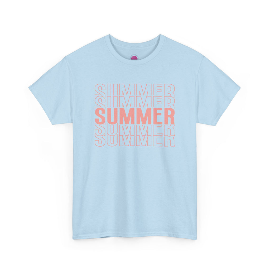 Pink "SUMMER" Graphic Tee — Summer Repeat
