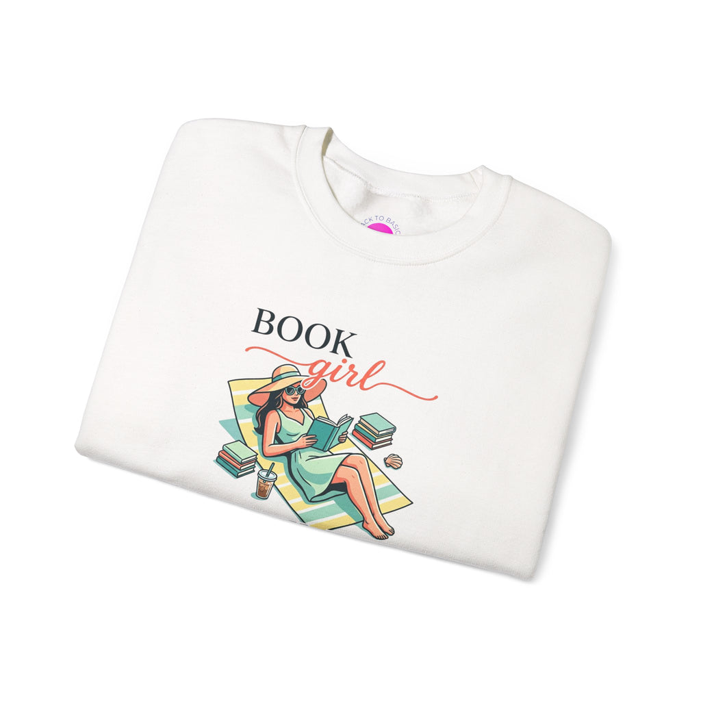 Book Girl Summer Sweatshirt | BookTok, bookish summer aesthetic
