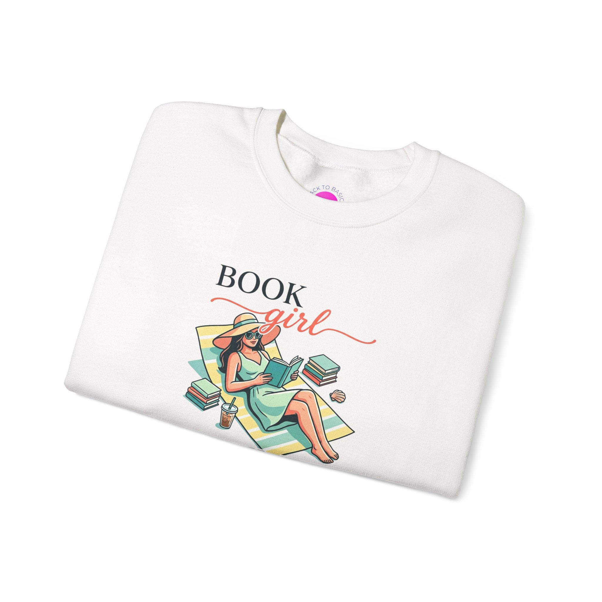 Book Girl Summer Sweatshirt | BookTok, bookish summer aesthetic