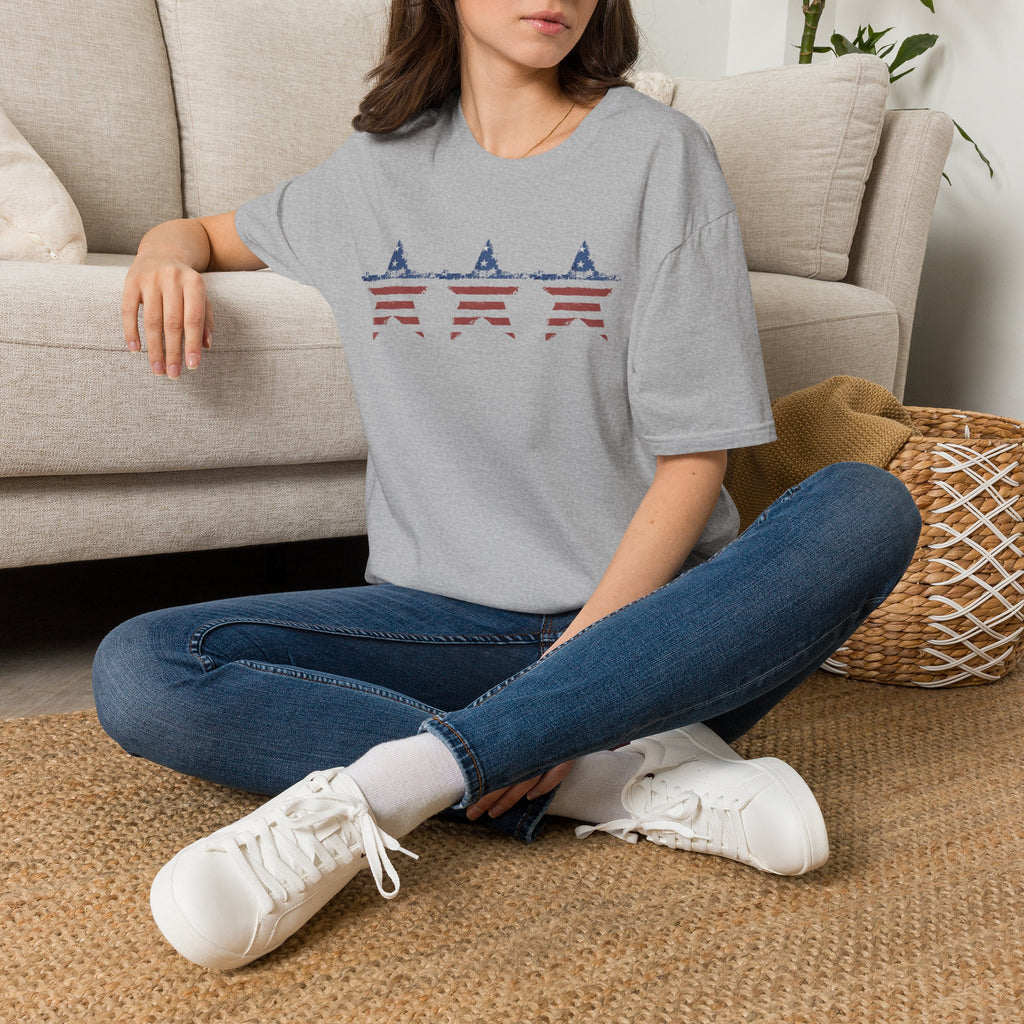 Patriotic Star Stripe T-Shirt — American Flag Stars & Stripes Tee