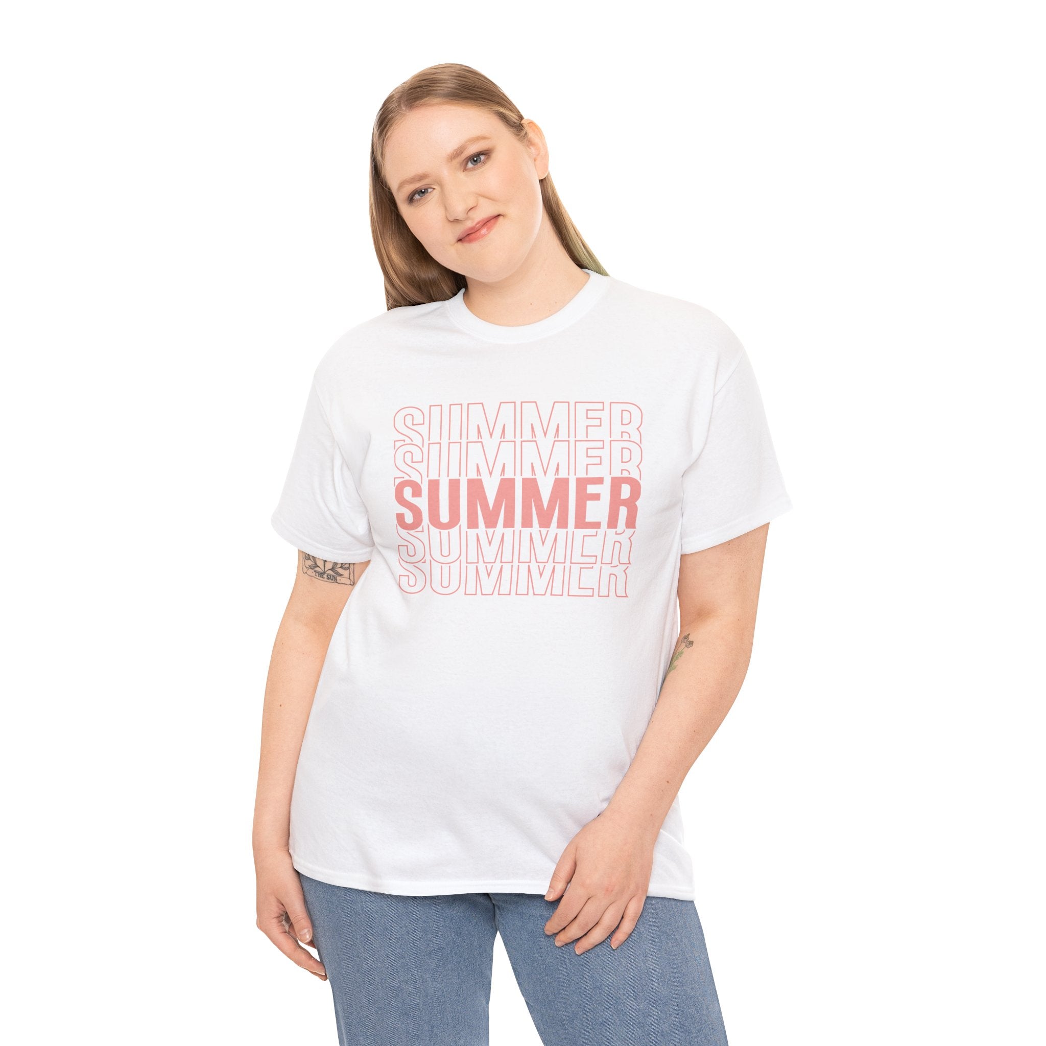 Pink "SUMMER" Graphic Tee — Summer Repeat