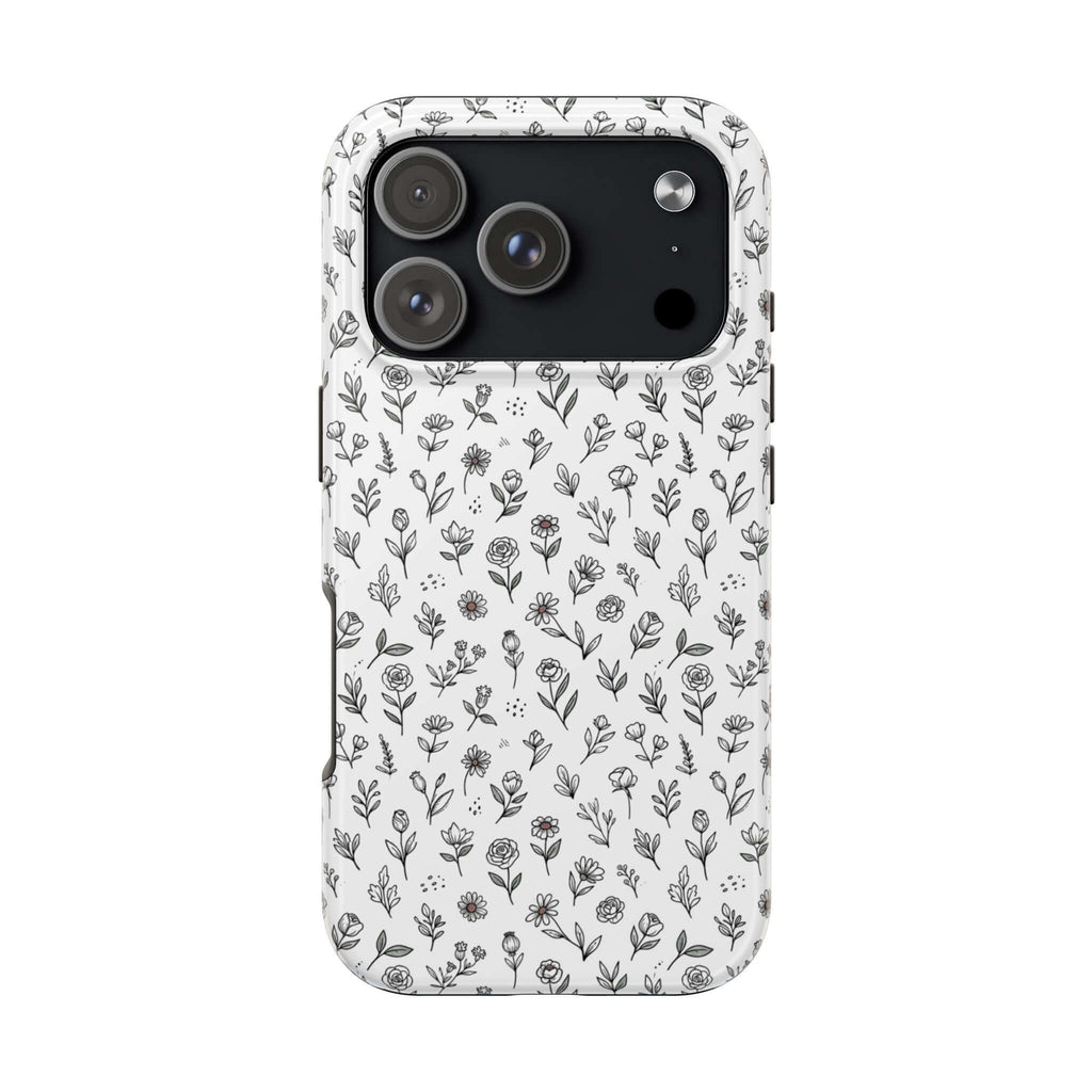 Floral Summer Vibe Phone Case — Tough Protective Floral All‑Over Print
