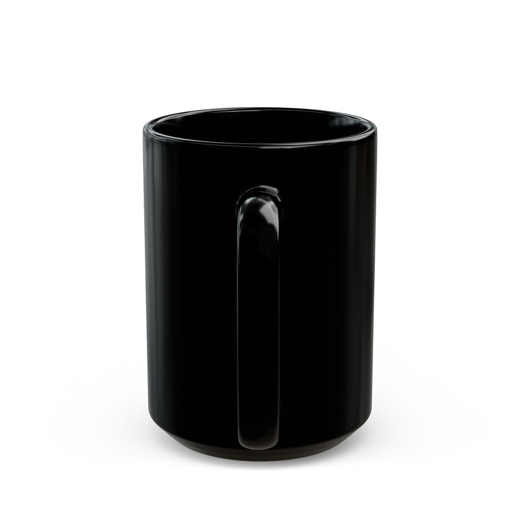 Take Me to the Beach Black Ceramic Mug — Tropical Palm Coffee Cup (11oz/15oz) Printify