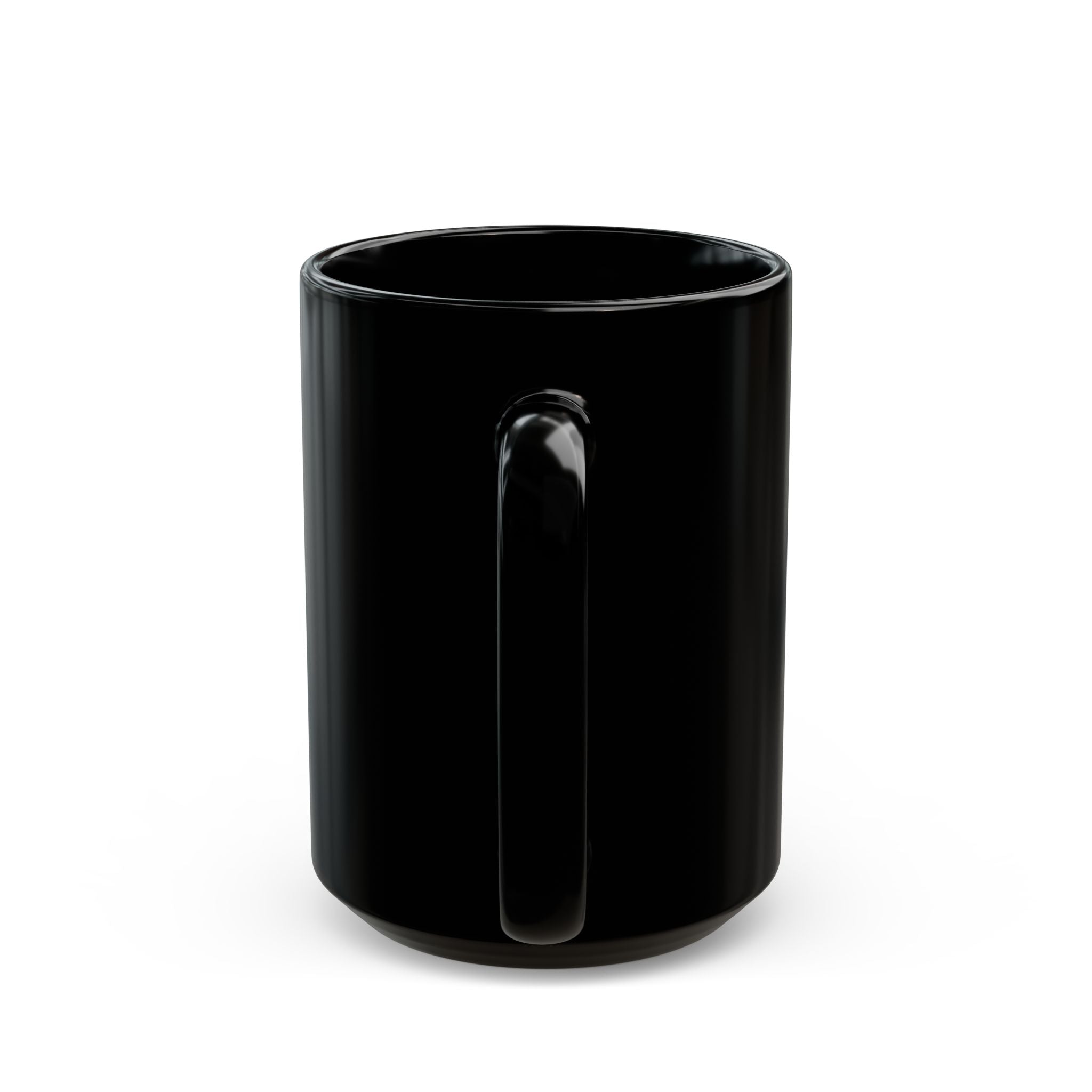 Take Me to the Beach Black Ceramic Mug — Tropical Palm Coffee Cup (11oz/15oz) Printify