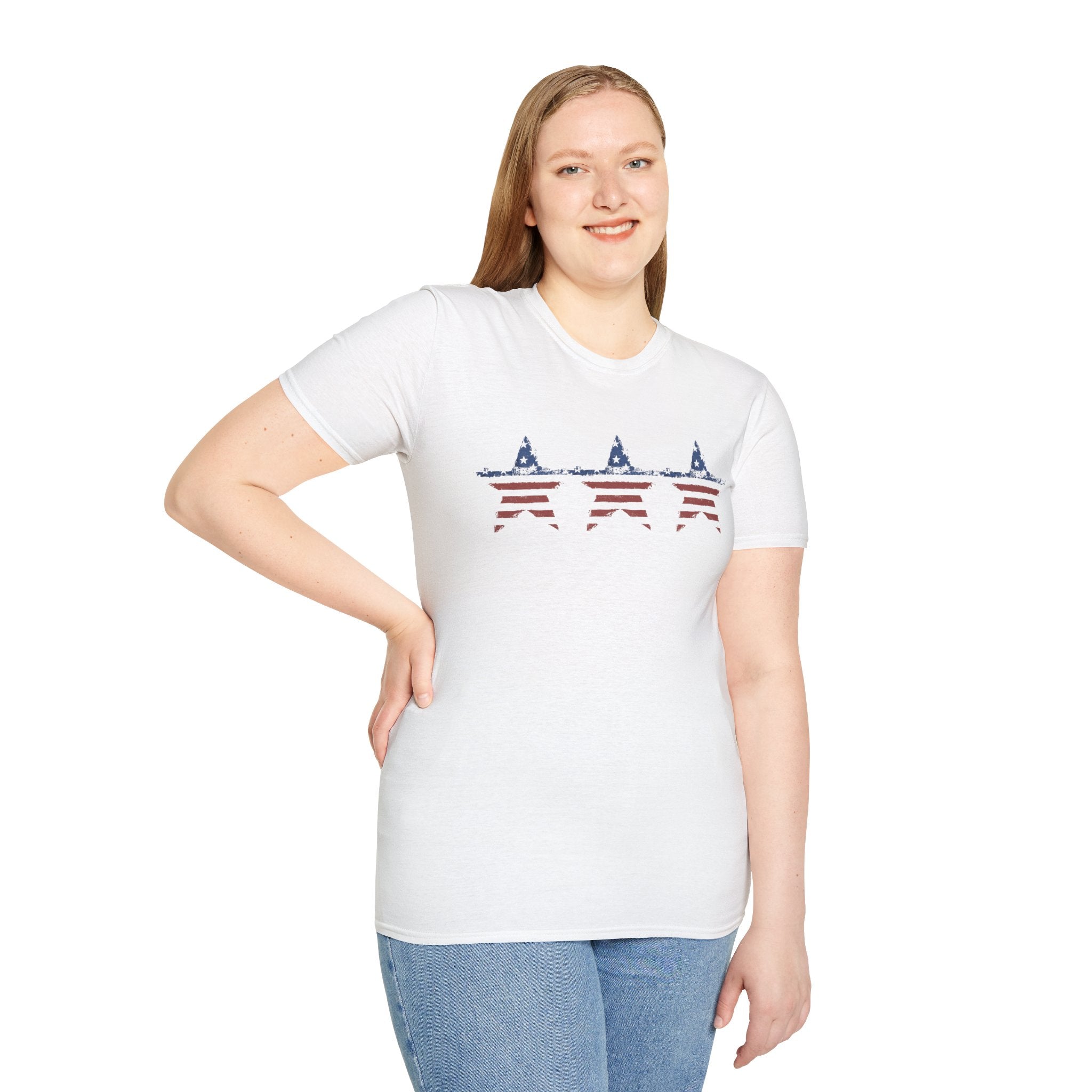 Patriotic Star Stripe T-Shirt — American Flag Stars & Stripes Tee
