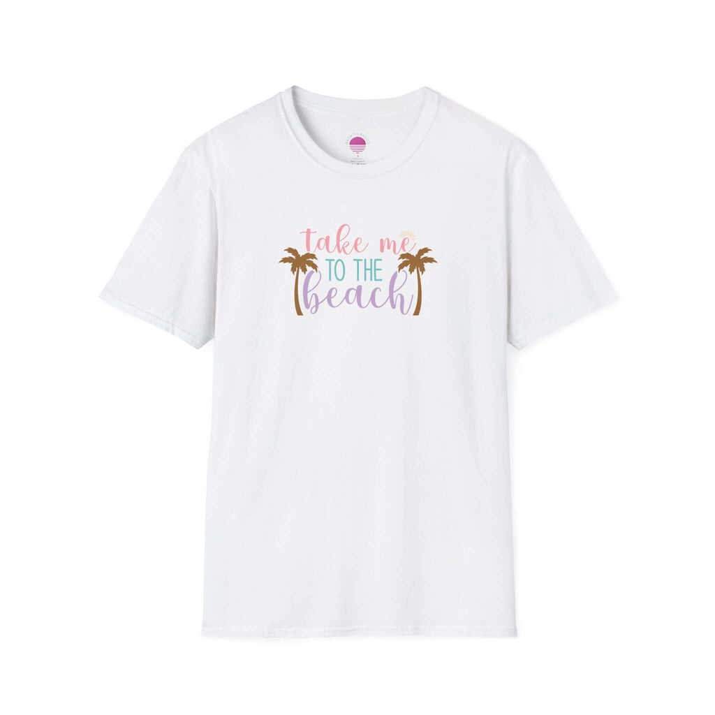 Take Me to the Beach Pastel Palm T-Shirt