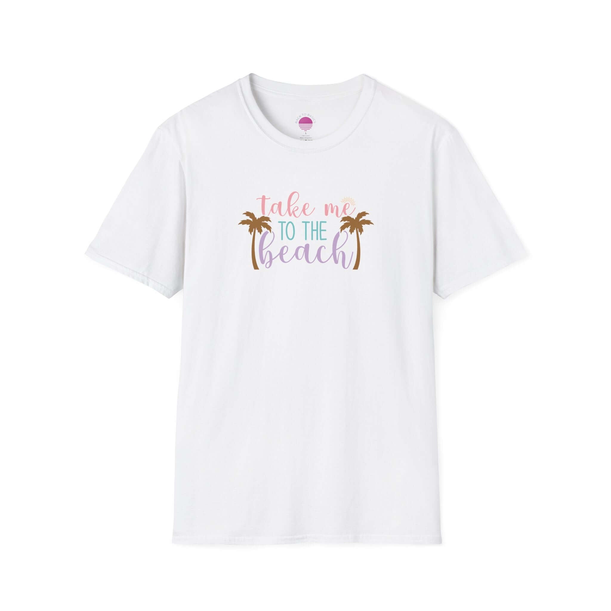 Take Me to the Beach Pastel Palm T-Shirt