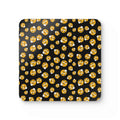 Funny Face Emoji Corkwood Coaster Set