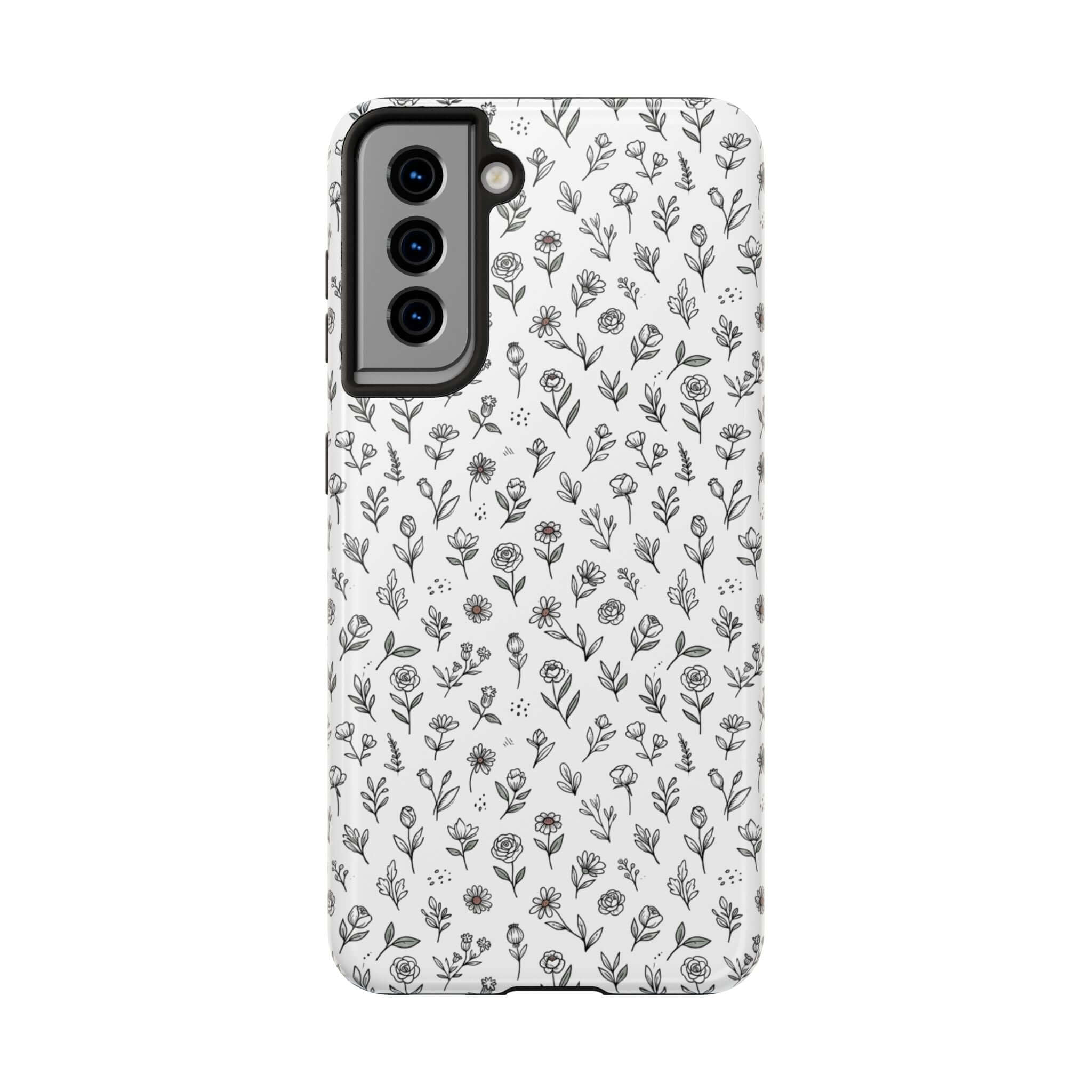 Floral Summer Vibe Phone Case — Tough Protective Floral All‑Over Print